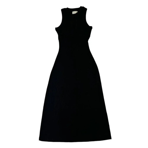 Asos Design Black Maxi Dress Sleeveless Stretch Cutout Size 6 Women's NWT - Picture 1 of 9